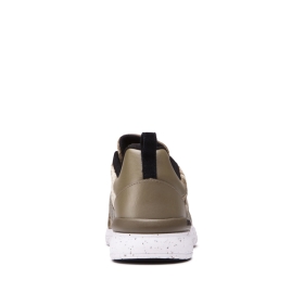 Supra SCISSOR Lave Sneakers Dame Olivengrønne/Hvite | NO-26574